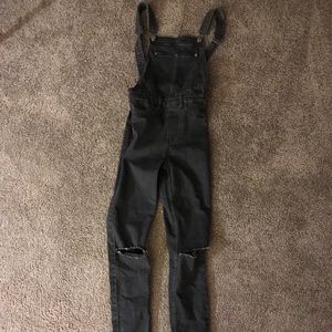 H&M black long overalls